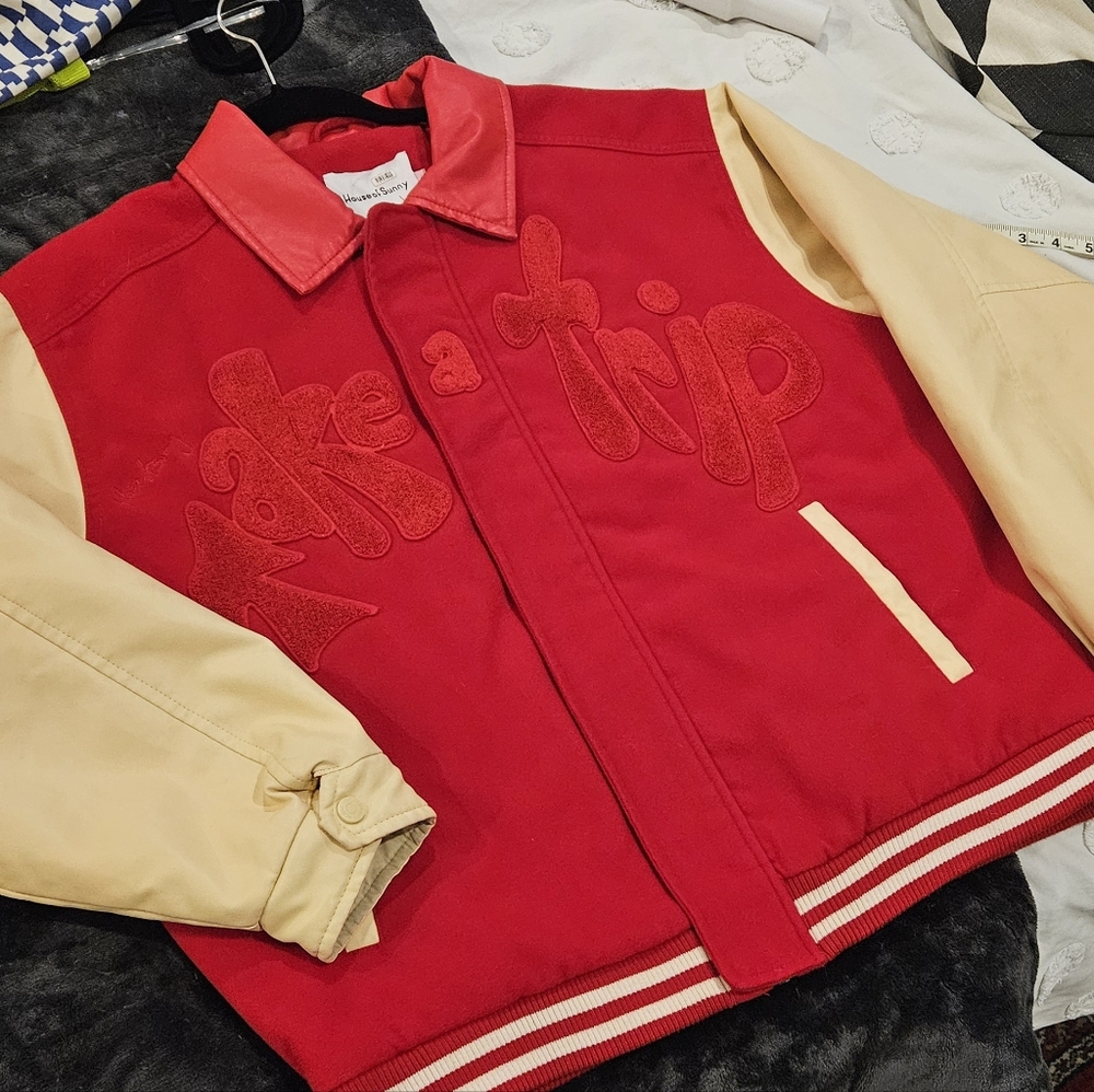 House Of Sunny TAKE A TRIP varsity Jacket